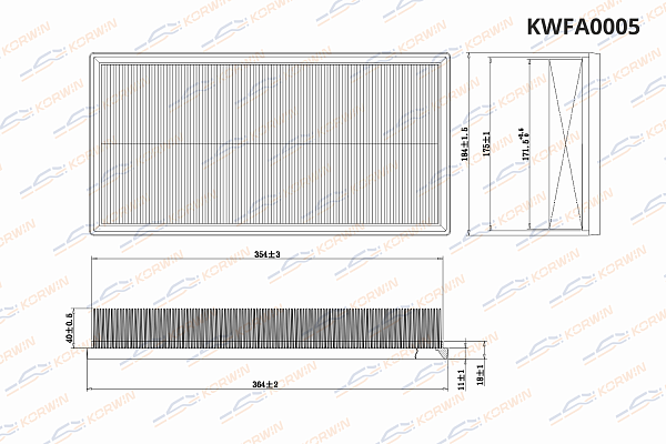 фильтр воздушный korwin kwfa0005 оптом от производителя по низким ценам