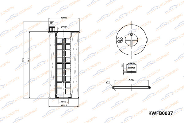 фильтр масляный korwin kwfb0037 оптом от производителя по низким ценам