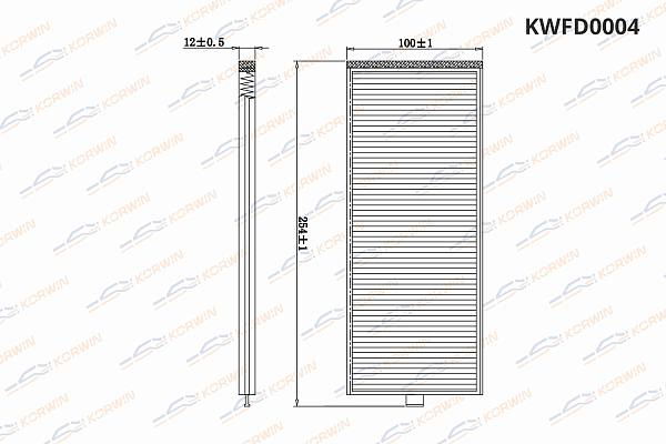 фильтр салонный korwin kwfd0004 оптом от производителя по низким ценам