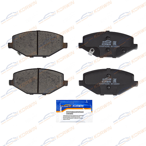 колодки тормозные дисковые korwin ecoline kwbp0028e оптом от производителя по низким ценам