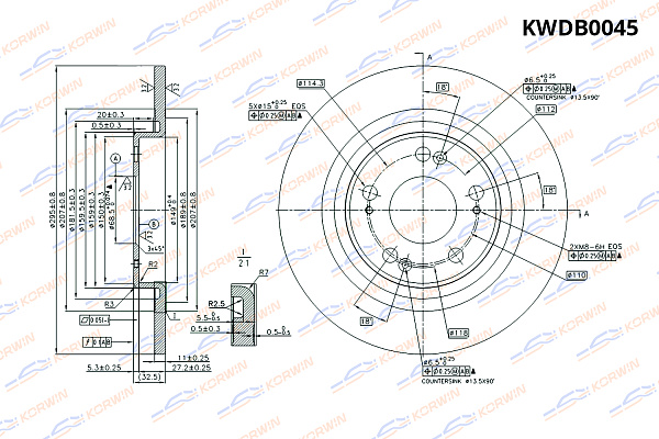 диск тормозной korwin задний kwdb0045 оптом от производителя по низким ценам