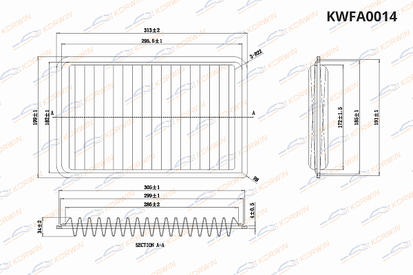 фильтр воздушный korwin kwfa0014 оптом от производителя по низким ценам