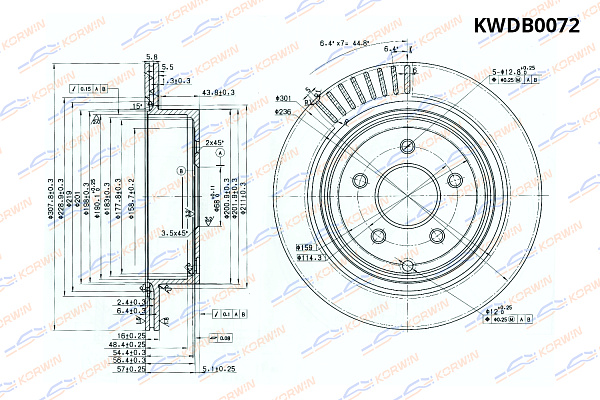 диск тормозной korwin задний kwdb0072 оптом от производителя по низким ценам