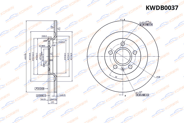 диск тормозной korwin задний kwdb0037 оптом от производителя по низким ценам