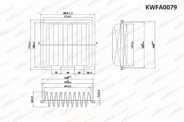 фильтр воздушный korwin kwfa0079 оптом от производителя по низким ценам