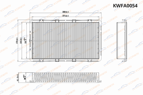 фильтр воздушный korwin kwfa0054 оптом от производителя по низким ценам