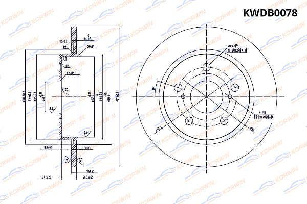 диск тормозной korwin задний kwdb0078 оптом от производителя по низким ценам