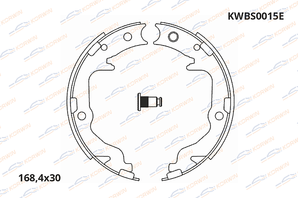 колодки тормозные стояночные korwin ecoline kwbs0015e оптом от производителя по низким ценам