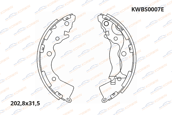 колодки тормозные барабанные korwin ecoline kwbs0007e оптом от производителя по низким ценам