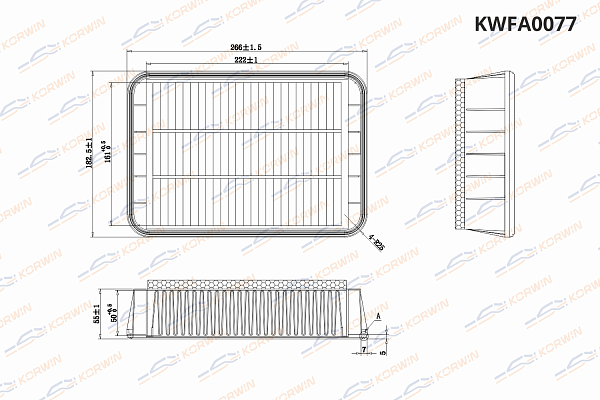 фильтр воздушный korwin kwfa0077 оптом от производителя по низким ценам