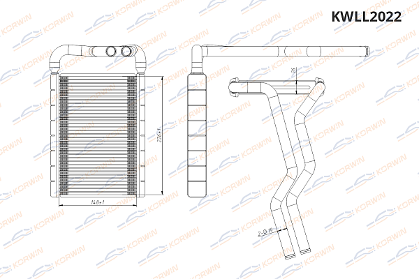 радиатор отопителя korwin kwll2022 оптом от производителя по низким ценам