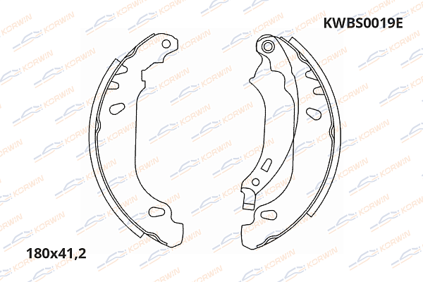 колодки тормозные барабанные korwin ecoline kwbs0019e оптом от производителя по низким ценам