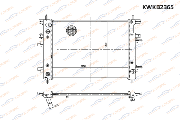 радиатор охлаждения korwin kwkb2365 оптом от производителя по низким ценам