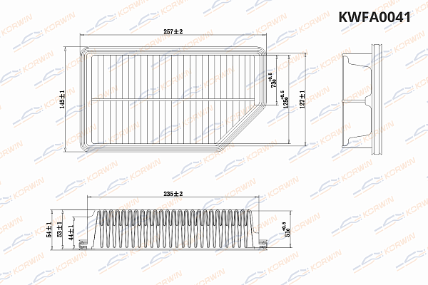 фильтр воздушный korwin kwfa0041 оптом от производителя по низким ценам