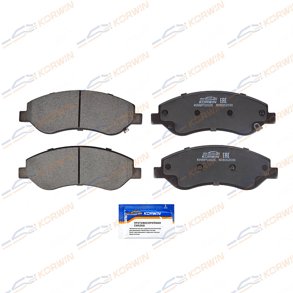 колодки тормозные дисковые korwin ecoline kwbp0202e оптом от производителя по низким ценам