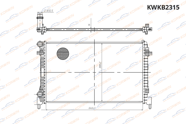 радиатор охлаждения korwin kwkb2315 оптом от производителя по низким ценам